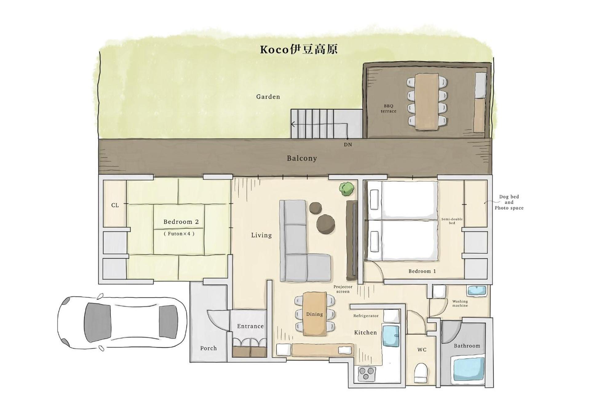 Koco伊豆高原 Villa Ito  Luaran gambar